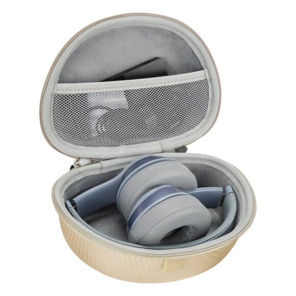 Hard Shell Case for Beats Solo Headphones Gold - Picture 1 of 5